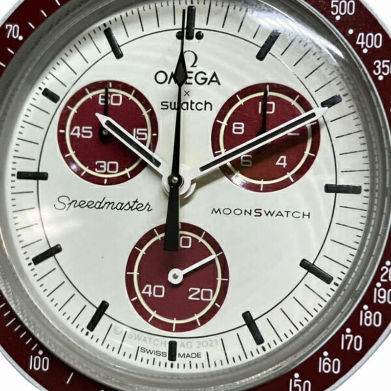 歐米茄 x Swatch MoonSwatch 冥王星任務 SO33M101 石英男士腕錶-3