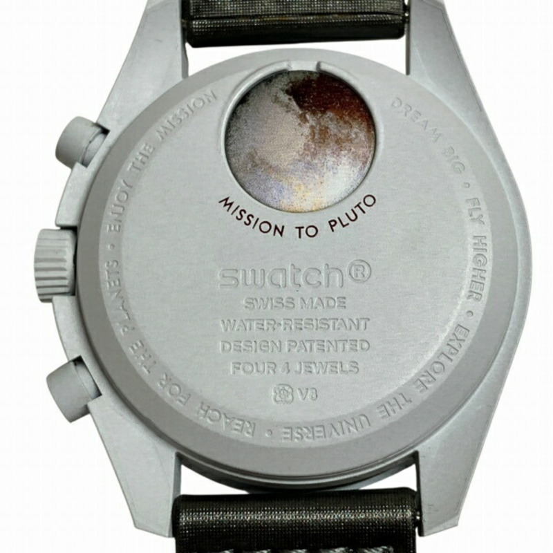 歐米茄 x Swatch MoonSwatch 冥王星任務 SO33M101 石英男士腕錶-4