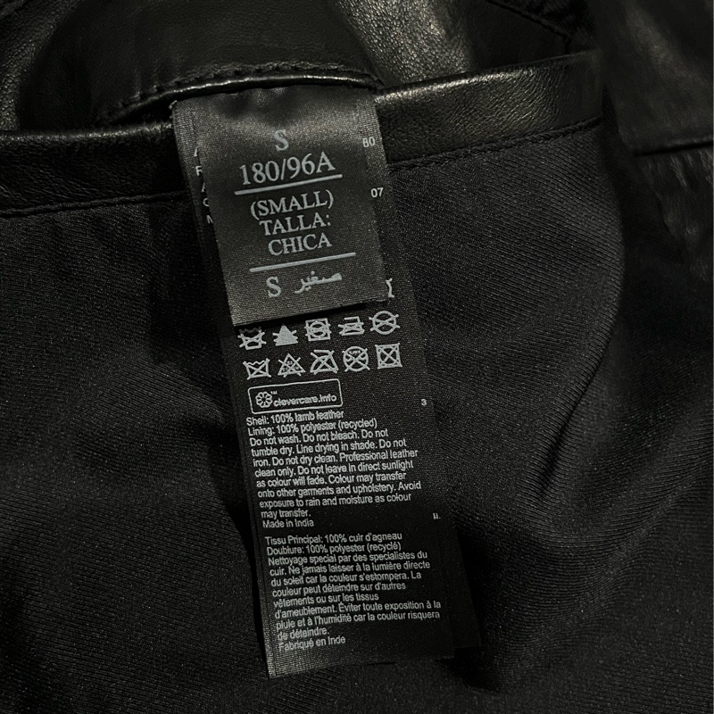 🖤ALLSAINTS🖤皮衣 Men’s S 男女穿都帥😎 黑 亮皮98成新 背殺 辣妹 🕶️-10
