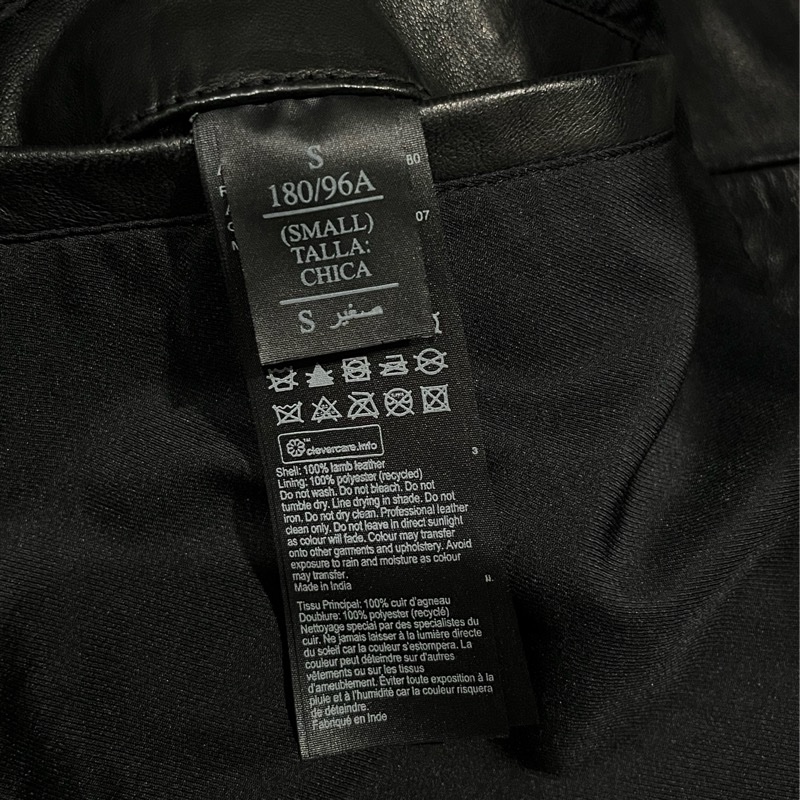 🖤ALLSAINTS🖤皮衣 Men’s S 男女穿都帥😎 黑 亮皮98成新 背殺 辣妹 🕶️-11
