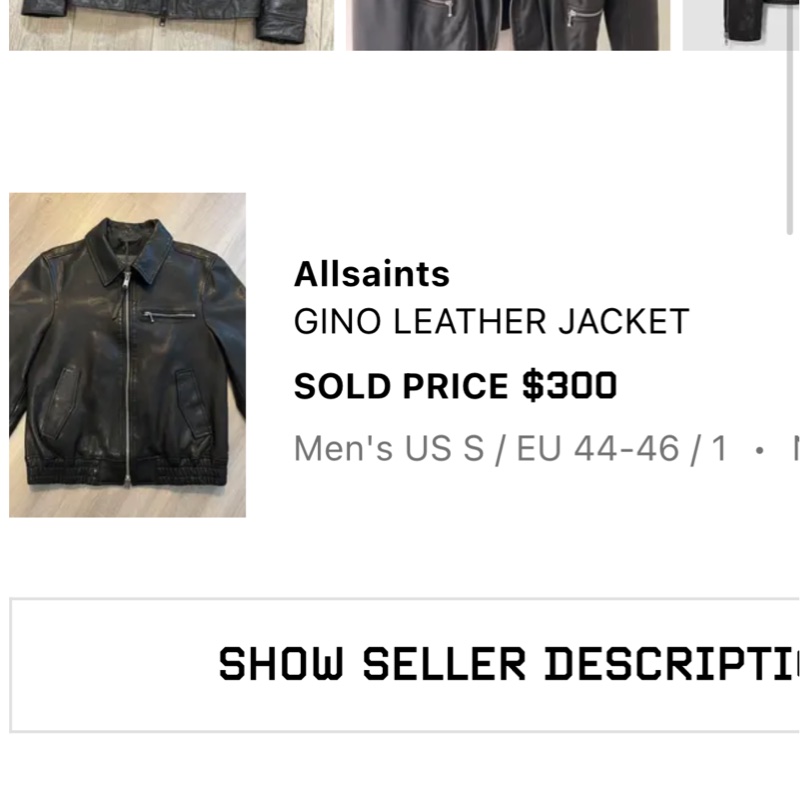 🖤ALLSAINTS🖤皮衣 Men’s S 男女穿都帥😎 黑 亮皮98成新 背殺 辣妹 🕶️-6