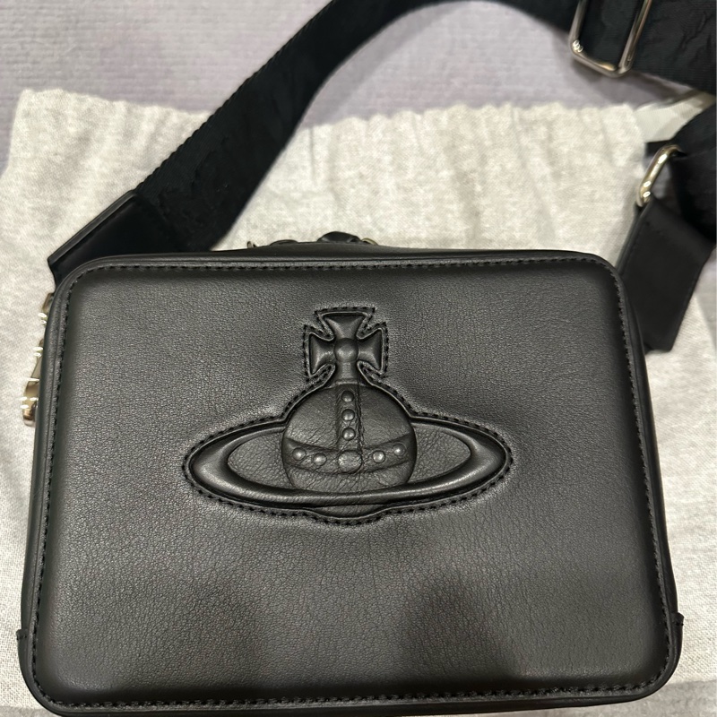 西太后Vivienne Westwood 皮革方型相機包-0