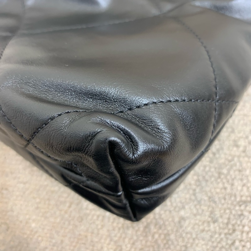 全新未使用!Chanel 香奈兒22bag mini 黑金扣-6
