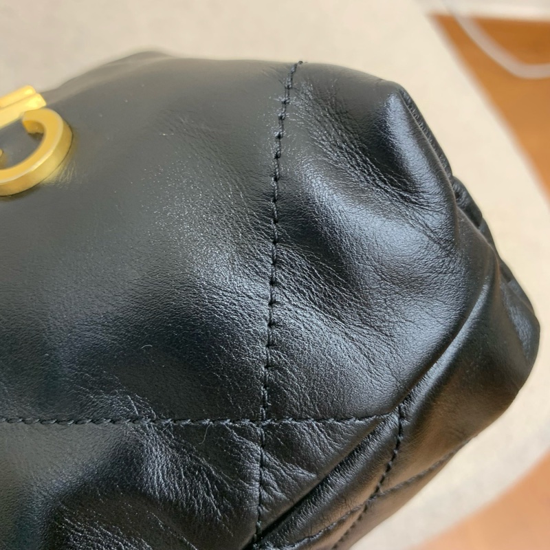 全新未使用!Chanel 香奈兒22bag mini 黑金扣-9