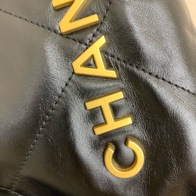 全新未使用!Chanel 香奈兒22bag mini 黑金扣-10