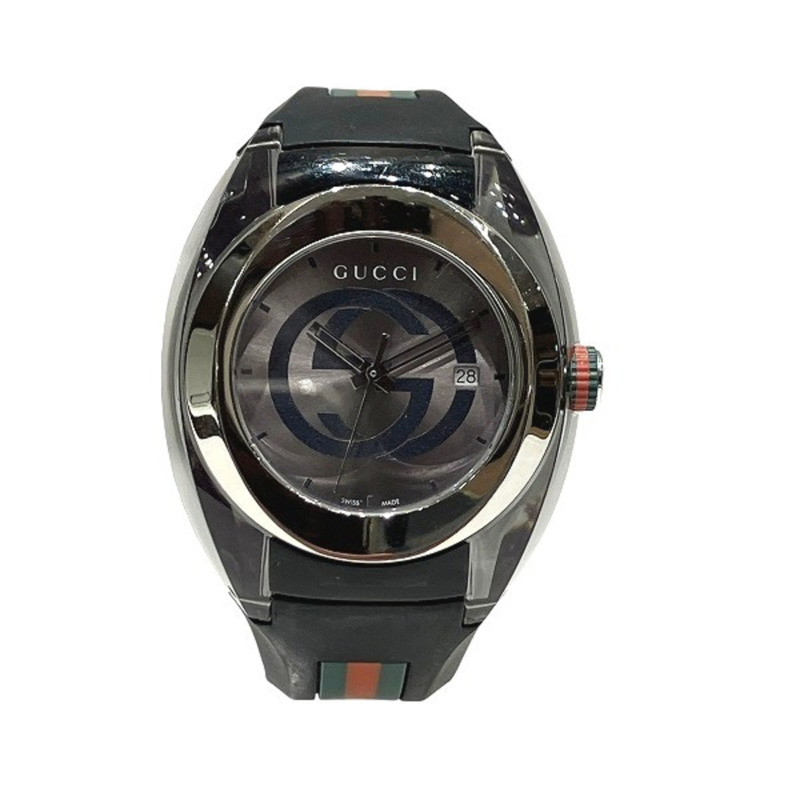 Gucci Sync 137.1 男士石英腕錶-0