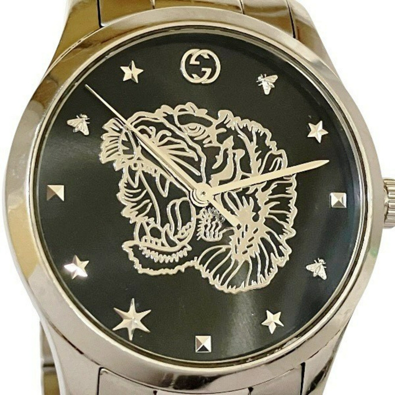 Gucci GUCCI G-Timeless 126.4 石英虎紋男士腕錶-3