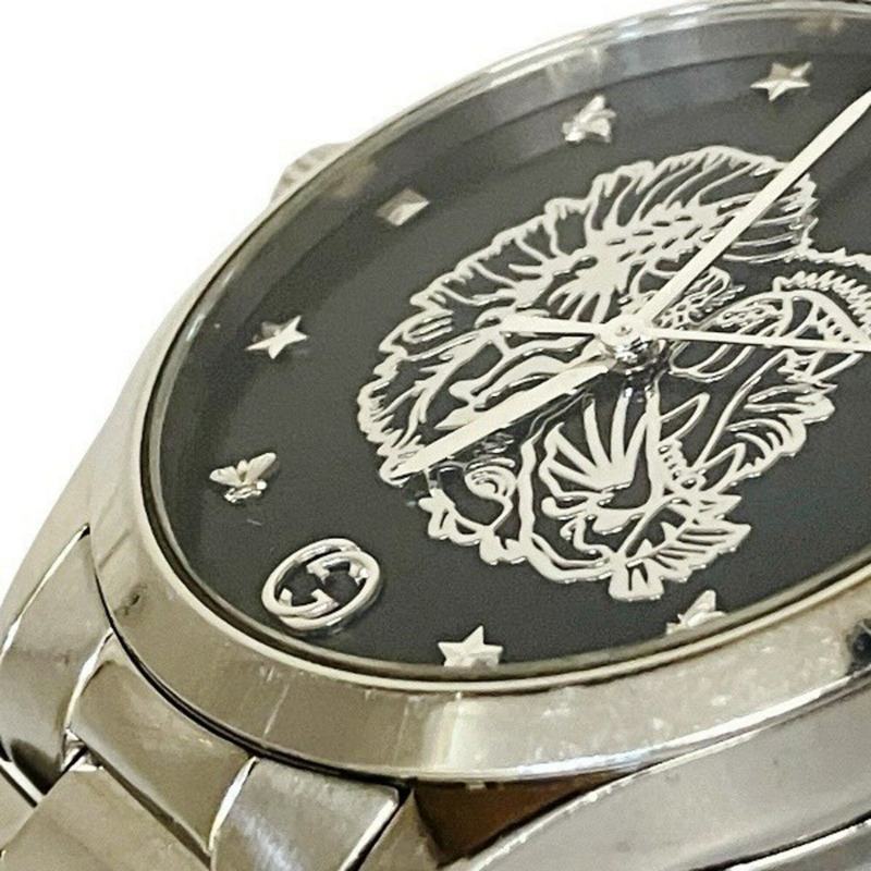 Gucci GUCCI G-Timeless 126.4 石英虎紋男士腕錶-8