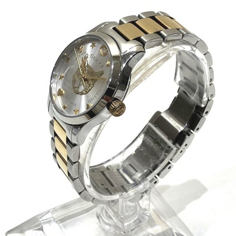 Gucci G-Timeless 126.5 石英貓頭女錶-1
