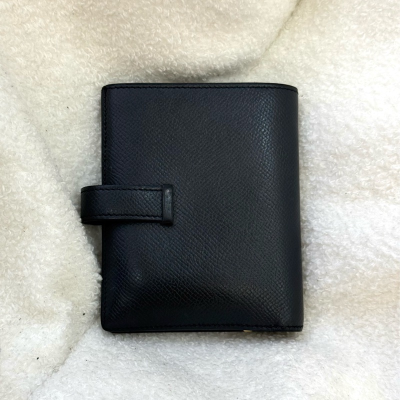 Hermes Bearn 黑金短夾-1