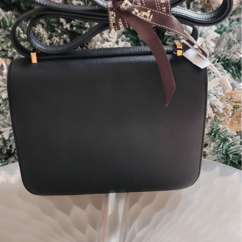 Hermes愛馬仕 constance19康康 黑金扣 epsom皮 D刻-1