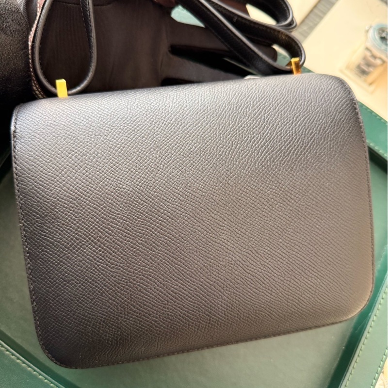 Hermes愛馬仕 constance19康康 黑金扣 epsom皮 D刻-3