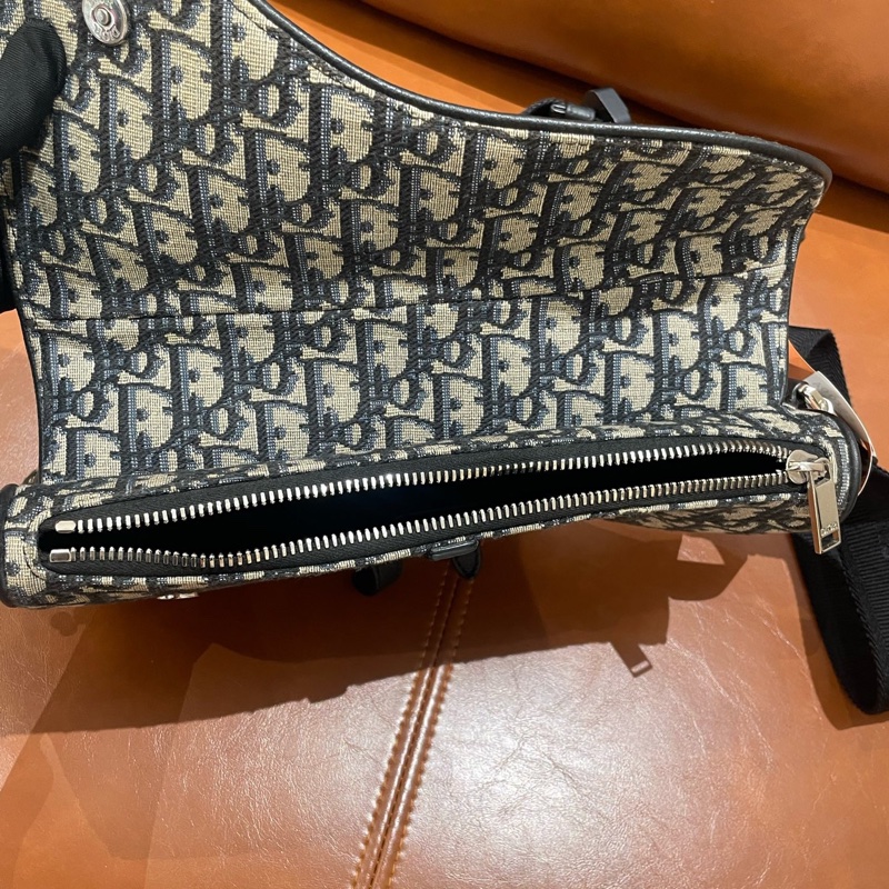 Dior/迪奧 馬鞍包 Saddle 標誌性Oblique刺繡印花老花滿印-5