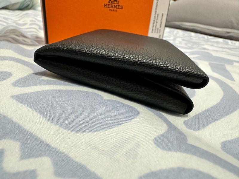 愛馬仕HERMES CALVI DUO 黑色-7