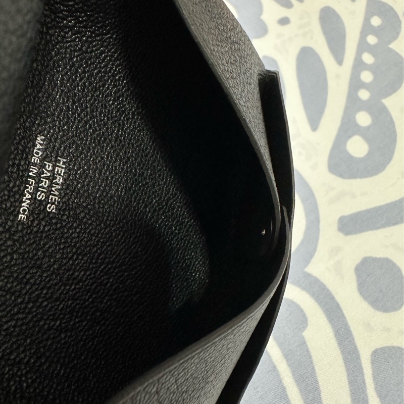 愛馬仕HERMES CALVI DUO 黑色-12