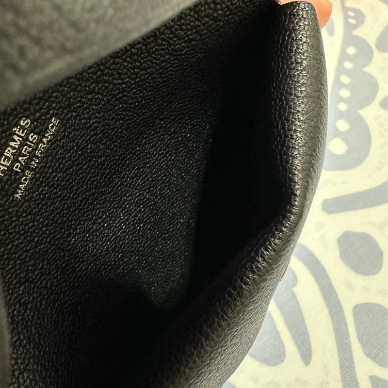 愛馬仕HERMES CALVI DUO 黑色-13
