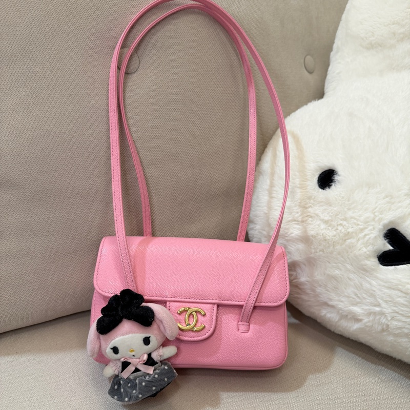 Chanel preppy coco mini pink 香奈兒 26S-0