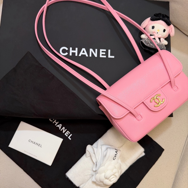 Chanel preppy coco mini pink 香奈兒 26S-1