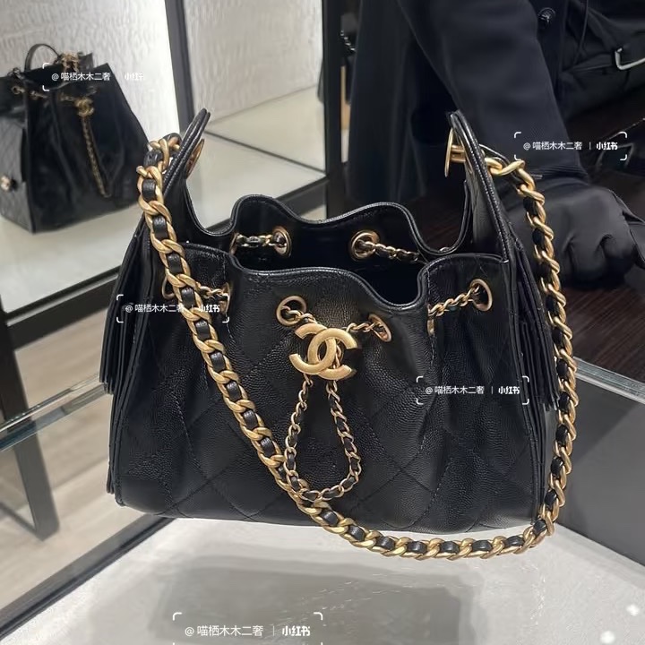 🈶2026台灣購證 #閒置帶膜✨ 香奈兒黑金25bag mini秒殺爆款釋出-1