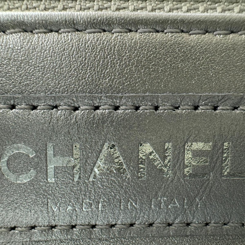 Chanel 2022 Rhinestone Strass & Metal Mini Flap Bag with Silver Tone Hardware-13