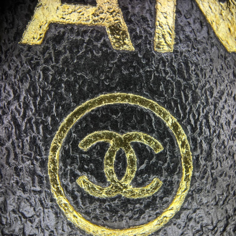Chanel 31 Nano Black Shiny Lambskin Bag with GHW-18