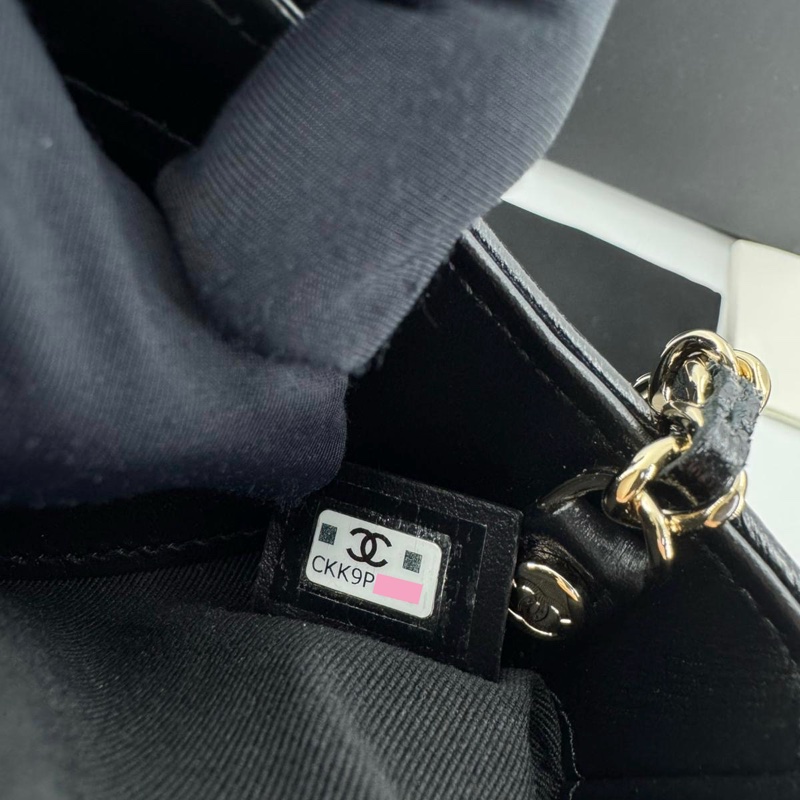 Chanel 31 Nano Black Shiny Lambskin Bag with GHW-19