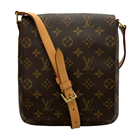 路易威登 Musette Salsa M51258 單肩包，Monogram 帆布，棕色，女士
