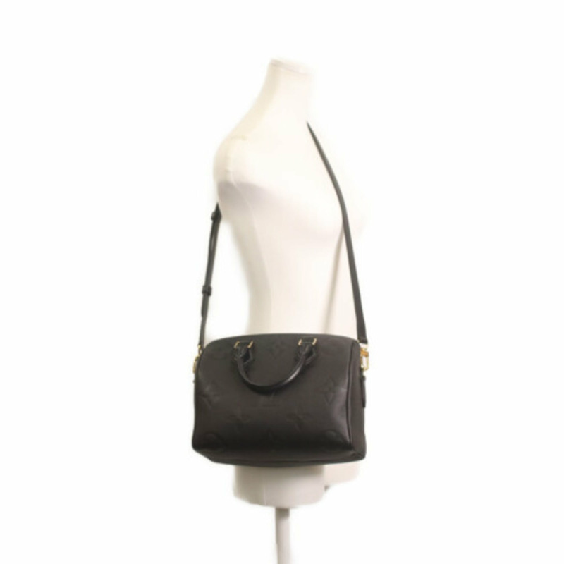 路易威登 M58951 Monogram Empreinte Noir Speedy 25 肩包,黑色,金色五金,女士款-9