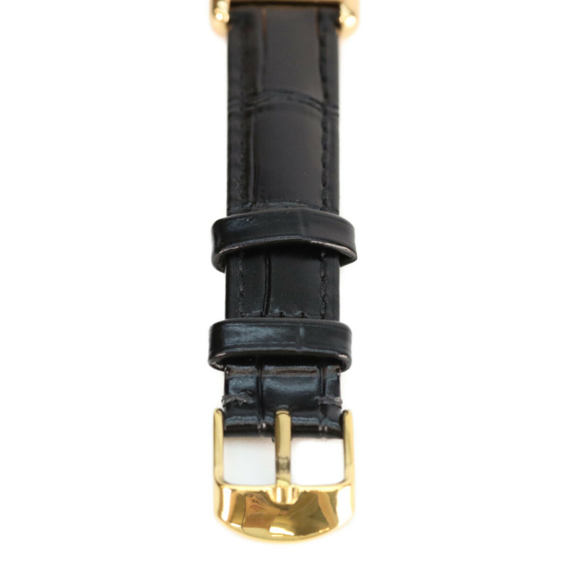 卡地亞 925 Must Tank Vermeil SM 石英皮革腕錶,象牙色,女士款-3