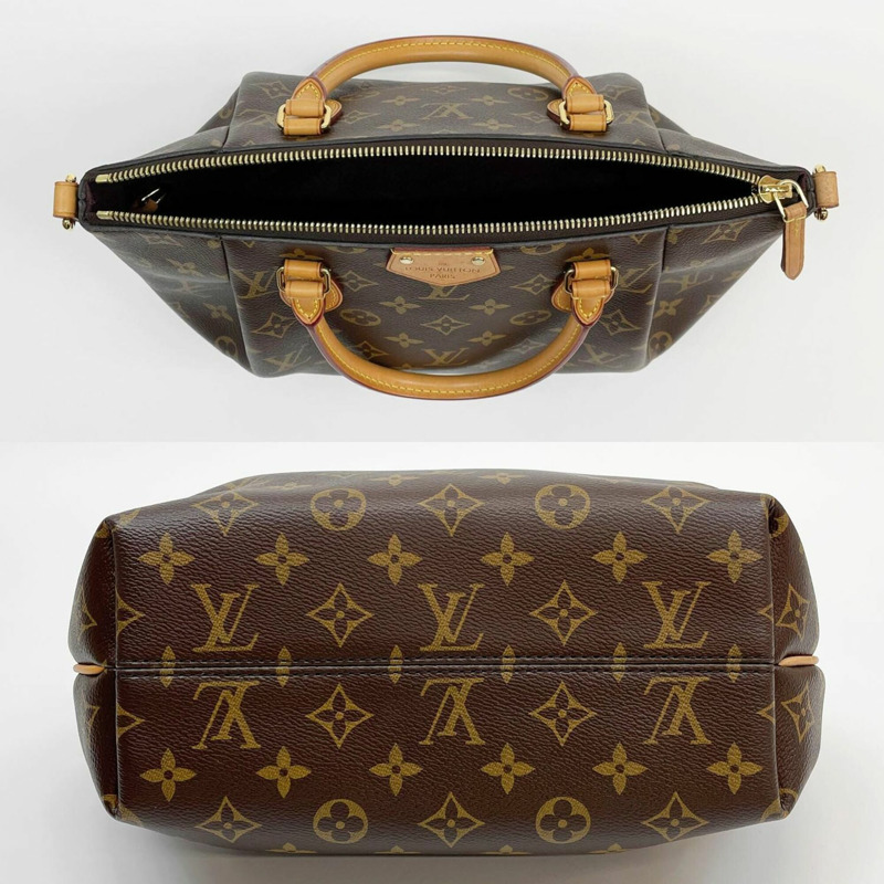 路易威登 (LOUIS VUITTON) 女士 Monogram 帆布及皮革肩背包,棕色-3