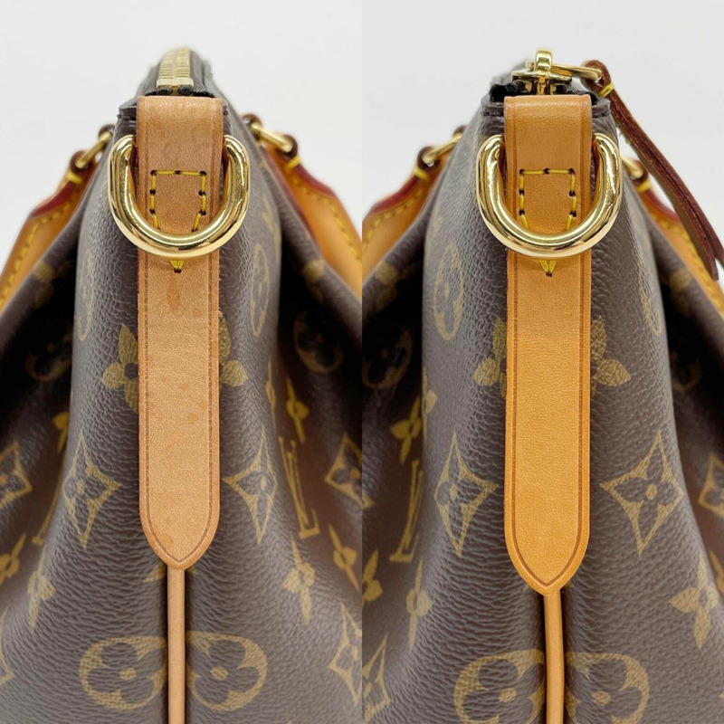 路易威登 (LOUIS VUITTON) 女士 Monogram 帆布及皮革肩背包,棕色-4