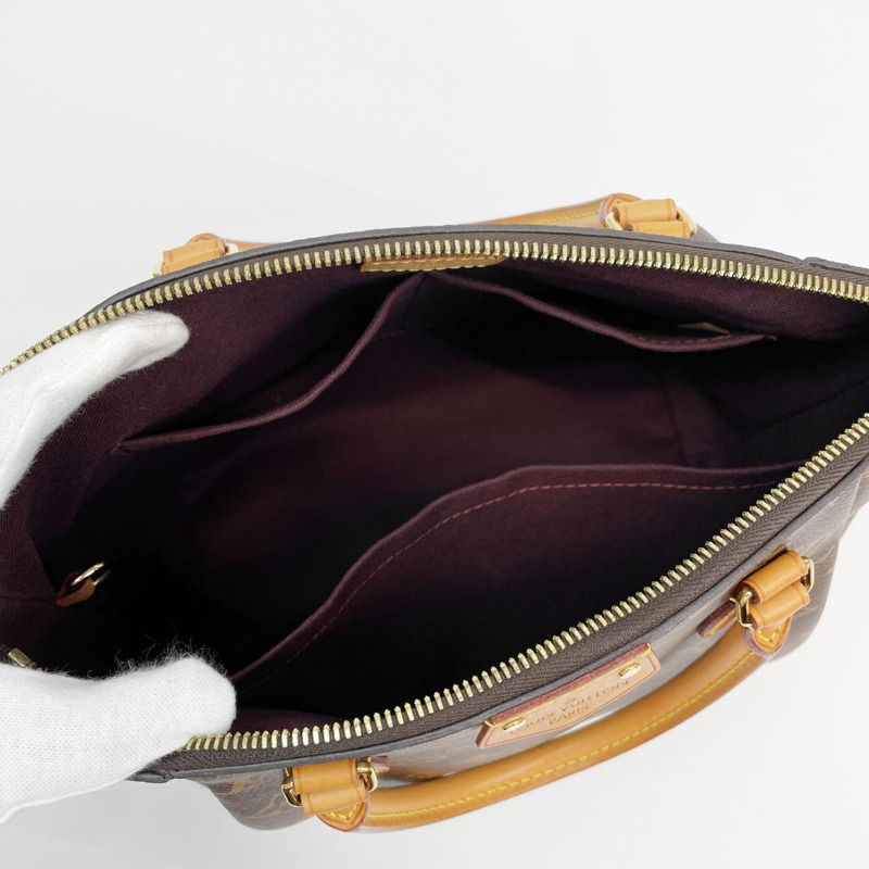 路易威登 (LOUIS VUITTON) 女士 Monogram 帆布及皮革肩背包,棕色-6