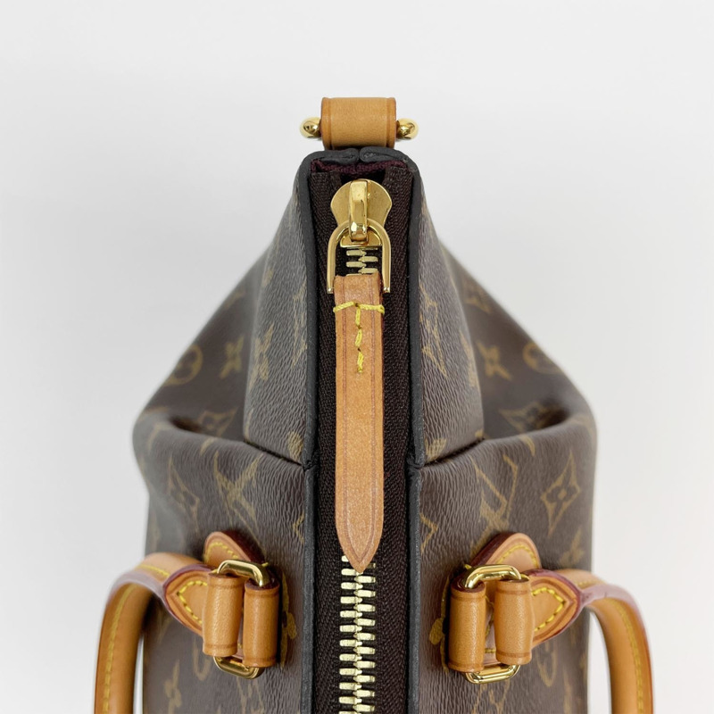 路易威登 (LOUIS VUITTON) 女士 Monogram 帆布及皮革肩背包,棕色-7
