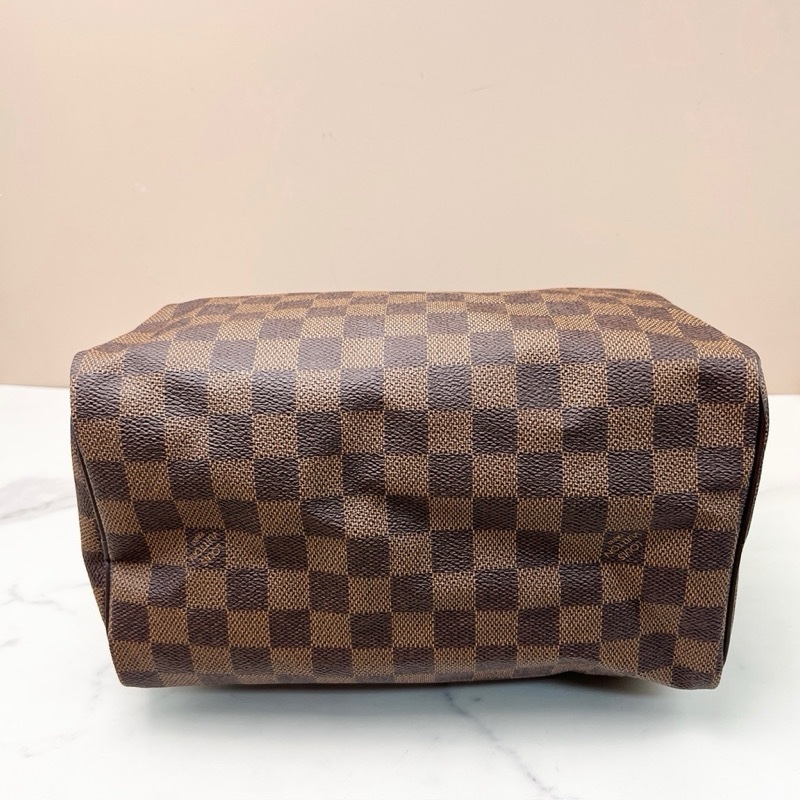 LV N41532 speedy25 棋盤格波士頓包-5
