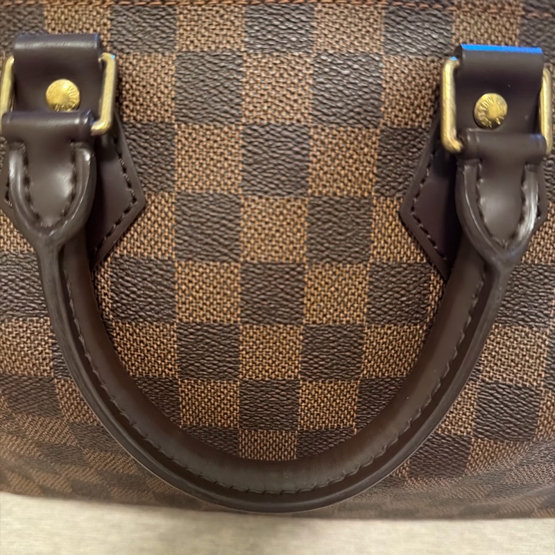 LV N41532 speedy25 棋盤格波士頓包-15