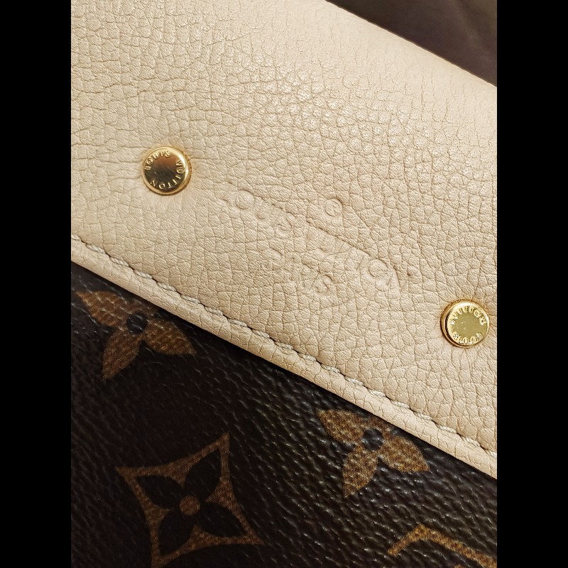 Lv Pallas Chain 老花拚牛皮鏈條包-21