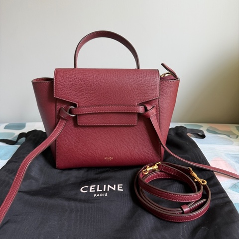 Celine Nano Belt Bag Red 紅色