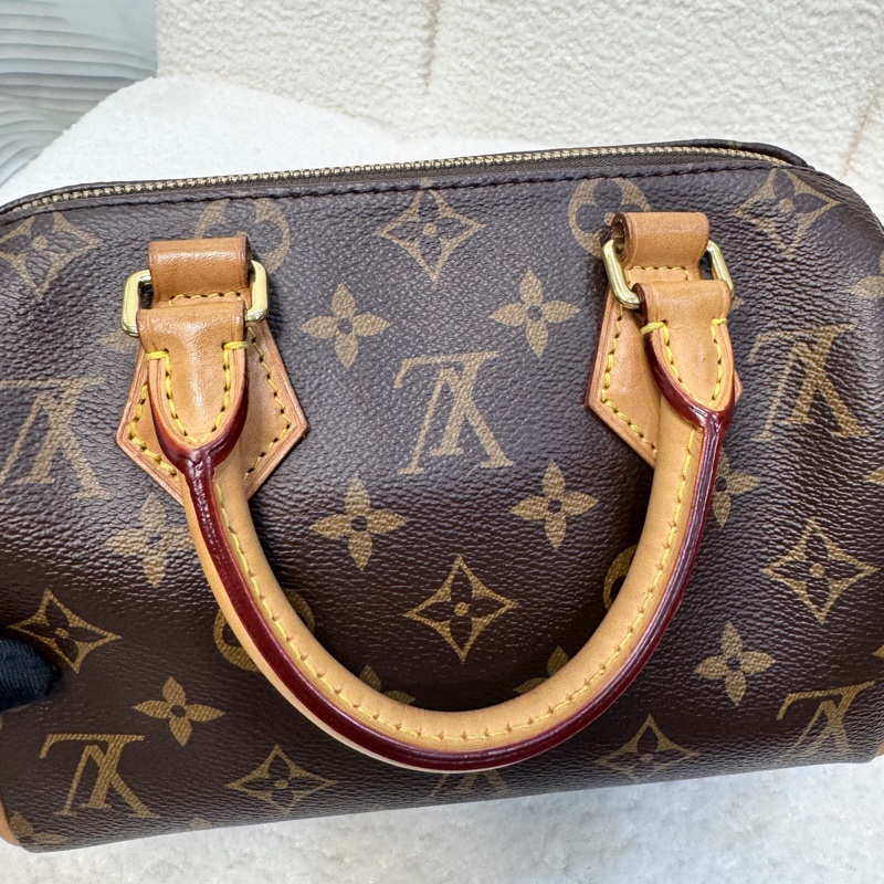 路易威登LV老花黑色肩帶Speedy 20手提斜背波士頓包M46234 經典不敗黃金尺寸 🖤-27