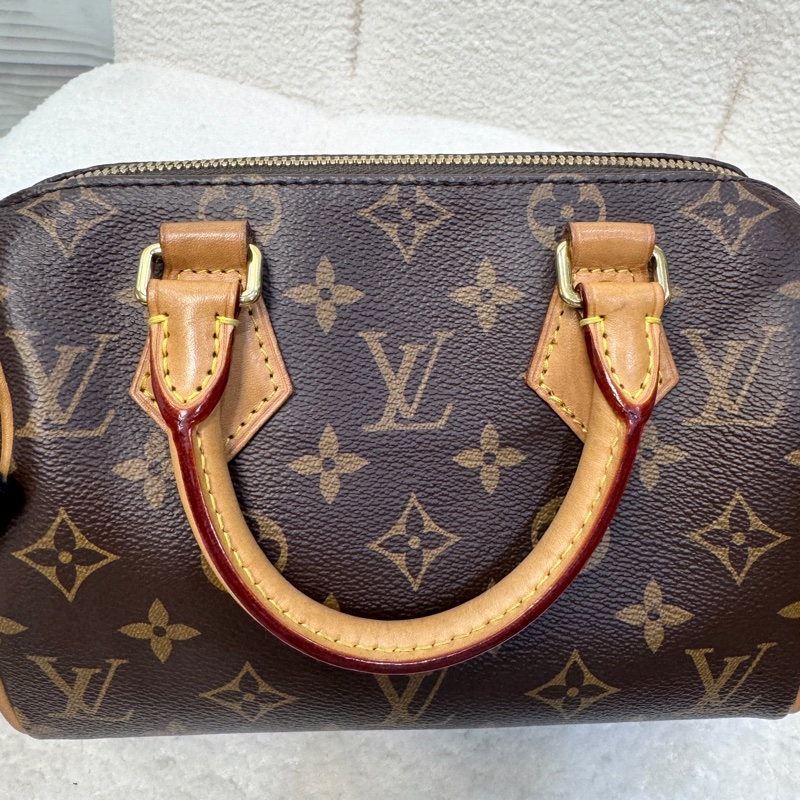 路易威登LV老花黑色肩帶Speedy 20手提斜背波士頓包M46234 經典不敗黃金尺寸 🖤-28