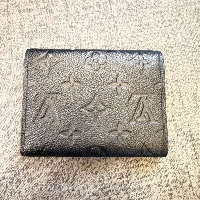 LV 三折短夾 牛皮黑色Louis Vuitton Victorine 錢包-8