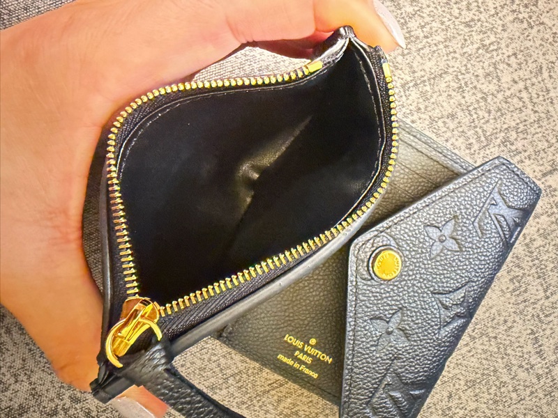 LV 三折短夾 牛皮黑色Louis Vuitton Victorine 錢包-14