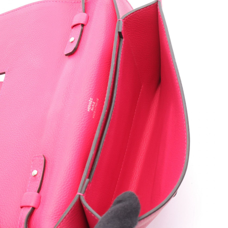 HERMES H Passant Cuivre 單肩斜背包 Y 082031CK Evercolor Rose Mexico-2
