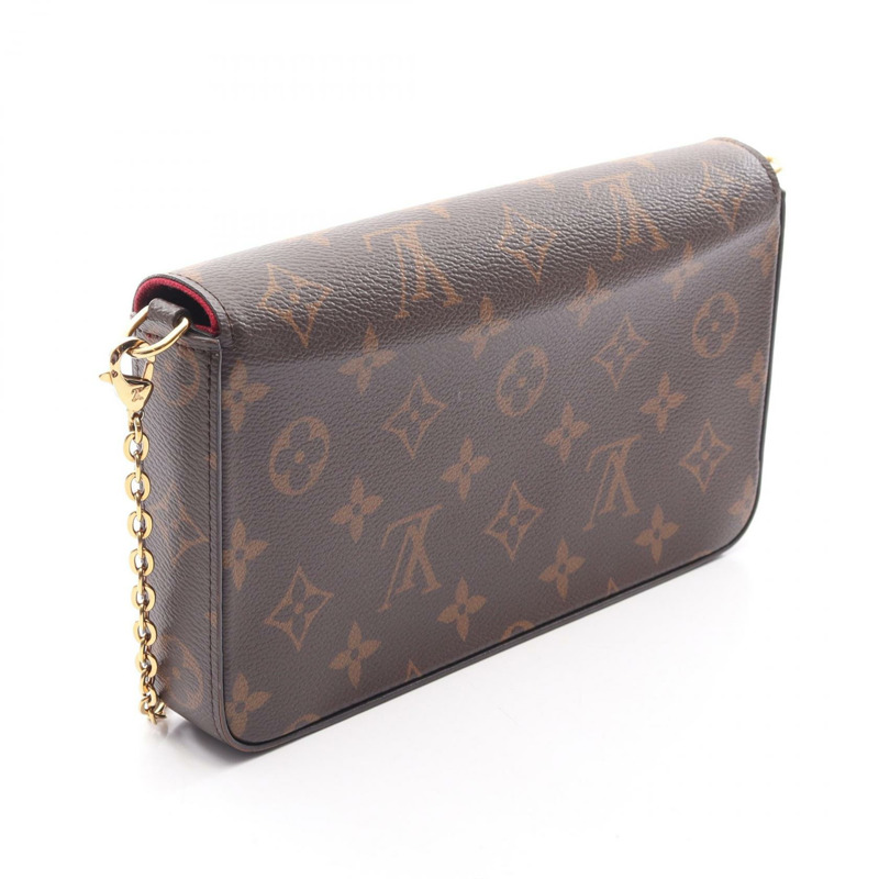 路易威登 Pochette Felicie 鏈條斜背包 M61276 Monogram LV-1