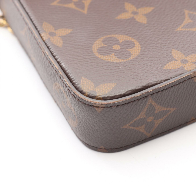 路易威登 Pochette Felicie 鏈條斜背包 M61276 Monogram LV-6