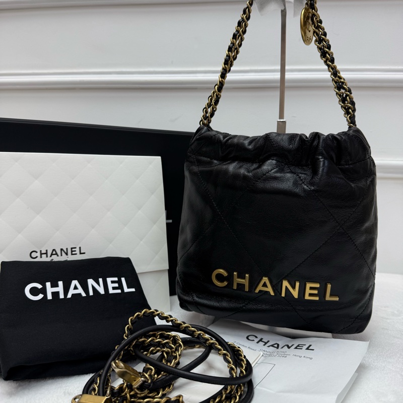 Chanel 22 bag mini/可拆帶/25年Fellset合送禮-0