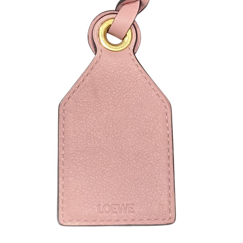 LOEWE 羅威 AMAZONA 28 手提斜背包 牛皮 粉色 金釦-14