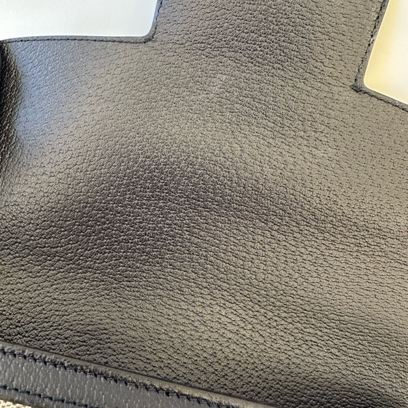 #經典不敗 Gucci 古馳 1955 馬鞍包 單肩 斜挎包 黑色25*18*8-6