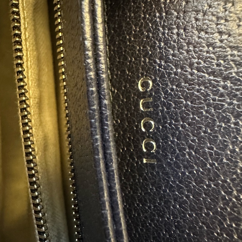 #經典不敗 Gucci 古馳 1955 馬鞍包 單肩 斜挎包 黑色25*18*8-7