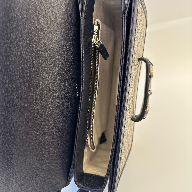 #經典不敗 Gucci 古馳 1955 馬鞍包 單肩 斜挎包 黑色25*18*8-8