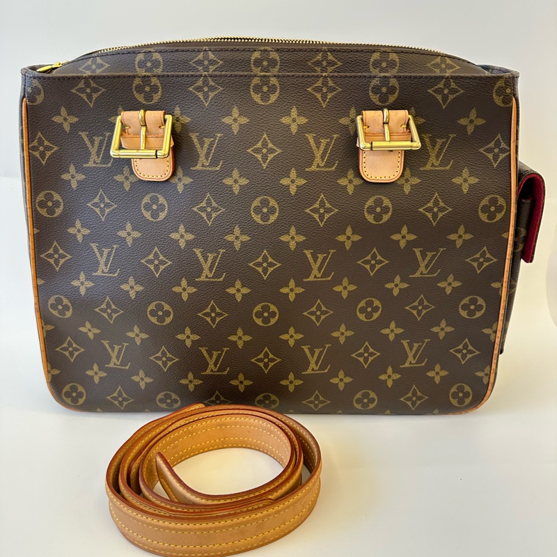 #甜甜價 LV 老花 中古包 駱駝包 很好用-1